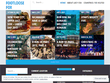 Tablet Screenshot of footloosefox.com